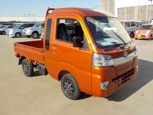 orange mini truck